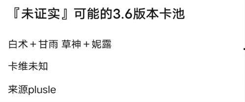 卡池爆料最新,神秘角色即将登场,精彩剧情引期待 第3张 卡池爆料最新,神秘角色即将登场,精彩剧情引期待 第3张